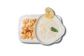 ლიმნის კრემსუპი სუხარიკებით