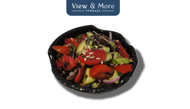 კიტრი-პომიდვრის სალათი