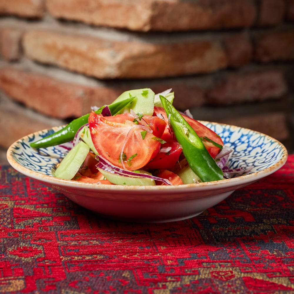 კიტრი-პომიდვრის სალათი