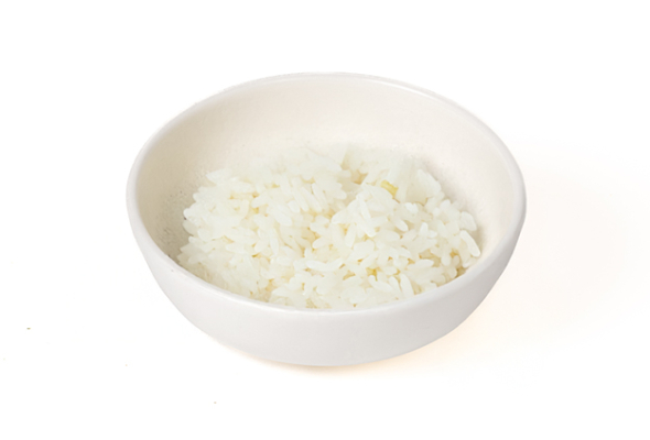 მოხარშული თეთრი ბრინჯი