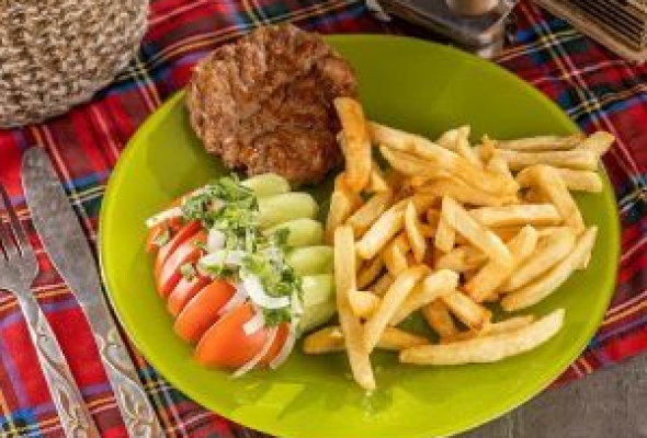 ბ/ლ 1 კატლეტით,ღორის