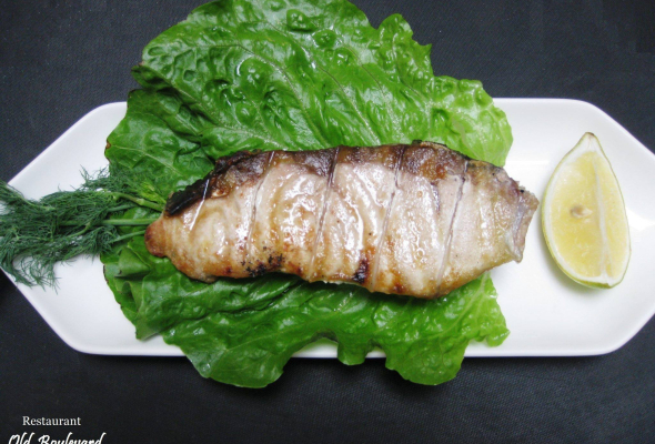 ზუთხის სტეიკი(მწვადი)