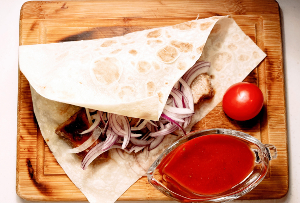 მწვადი ხბოს ხორცის