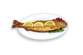 კალმახი შემწვარი