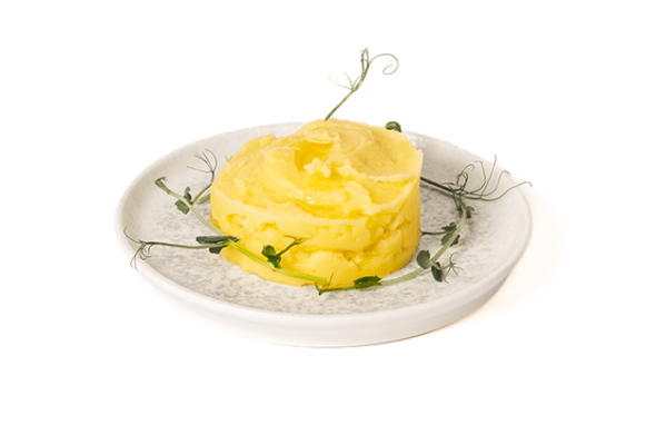 კარტოფილის პიურე კარაქითა და რძით