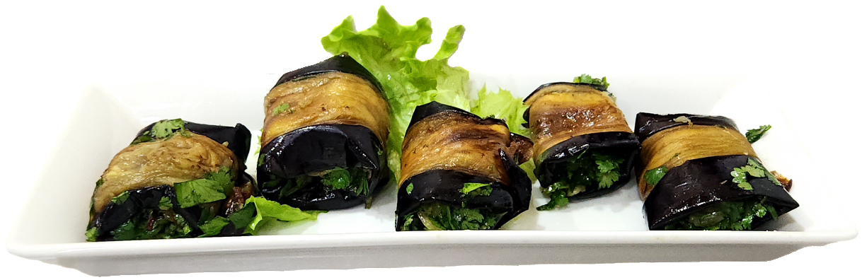 ბადრიჯანი ნივრით