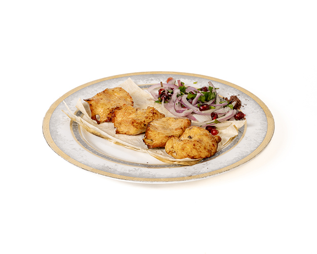 ქათმის ფილეს მწვადი