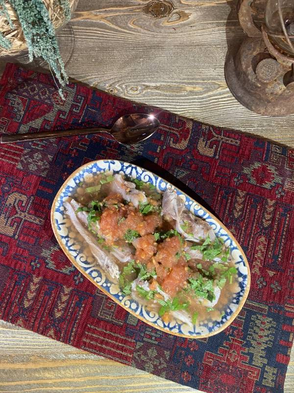 მოხარშული ხბოს ხორცი