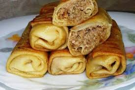 ბლინი ყველით, ხორცით