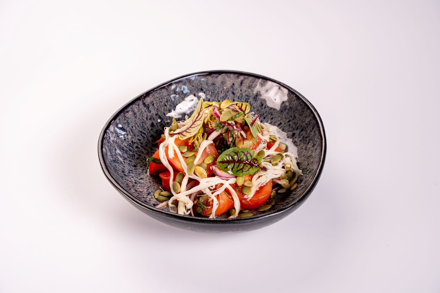 Tomato Jonjoli Salad with Chechil Cheese