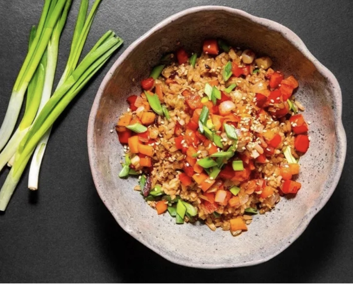 ბრინჯი ბოსტნეულით