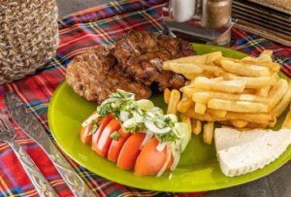 ბ/ლ 2 კატლეტით,ღორის