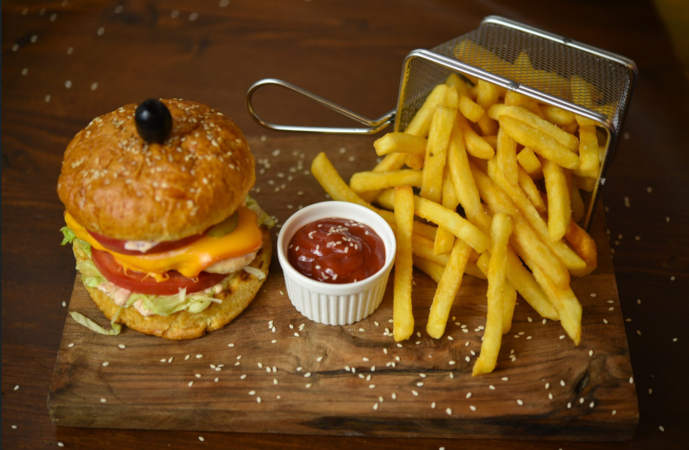 ქათმის ბურგერი