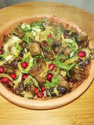 ხბოს გულღვიძლი კეცზე